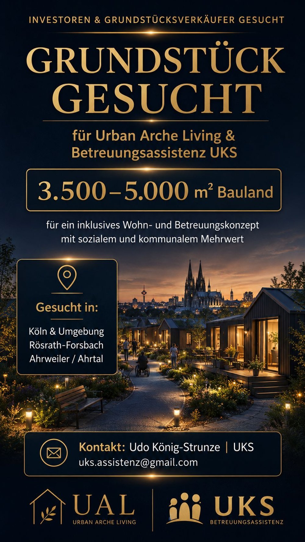 Grundstück gesucht – Urban Arche Living Flyer